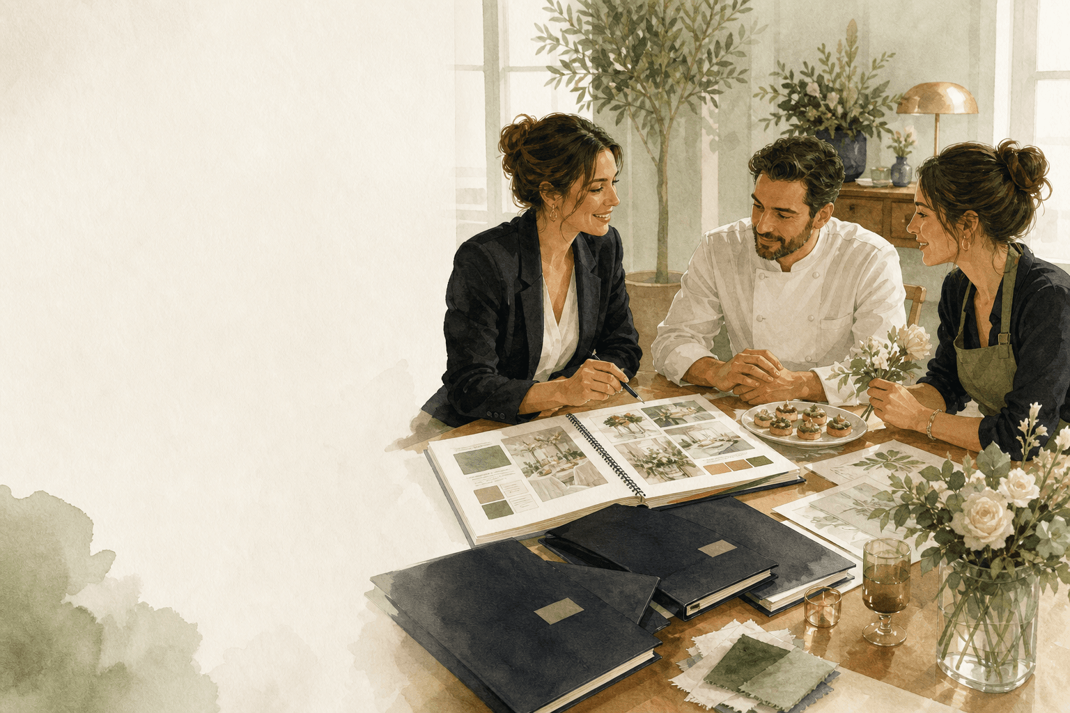 Sélection et coordination des prestataires mariage